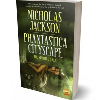 3D view of Premade Fantasy Book Cover - Black Olive