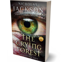 3D view of Premade Horror Book Cover - Cocoa Brown