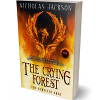 3D view of Premade Fantasy Book Cover - Coffee Bean