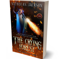 3D view of Premade Fantasy Book Cover - Whiskey