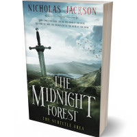 3D view of Premade Fantasy Book Cover - Geyser