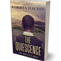 3D view of Premade Business Book Cover - Blackcurrant