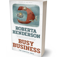 3D view of Premade Business Book Cover - Nebula