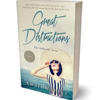 3D view of Premade Romance Book Cover - Satin Linen