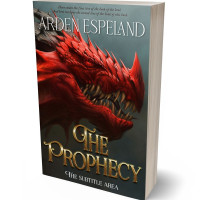 3D view of Premade Fantasy Book Cover - Taupe