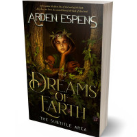 3D view of Premade Fantasy Book Cover - Graphite