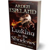 3D view of Premade Fantasy Book Cover - Crowshead