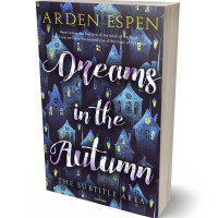 3D view of Premade Horror Book Cover - Steel Gray