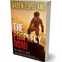 3D view of Premade Science Fiction Book Cover - Tussock