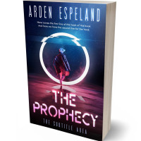 3D view of Premade Apocalyptica Book Cover - Revolver