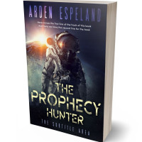 3D view of Premade Science Fiction Book Cover - Steel Gray