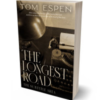 3D view of Premade Business Book Cover - Indian Khaki