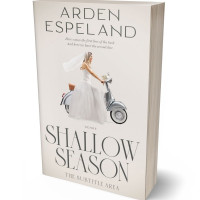 3D view of Premade Romance Book Cover - Satin Linen