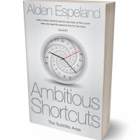 3D view of Premade Abstract Book Cover - Iron