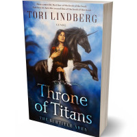 3D view of Premade Fantasy Book Cover - Swiss Coffee