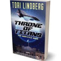 3D view of Premade Action & Adventure Book Cover - Ebony Clay