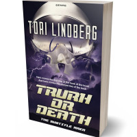 3D view of Premade Action & Adventure Book Cover - Tana