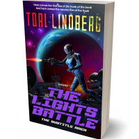 3D view of Premade Science Fiction Book Cover - Wisteria