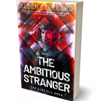 3D view of Premade Science Fiction Book Cover - Petite Orchid