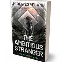 3D view of Premade Science Fiction Book Cover - Swirl