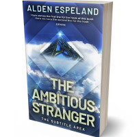 3D view of Premade Science Fiction Book Cover - San Juan