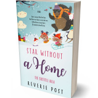 3D view of Premade Nature Book Cover - Aqua Haze