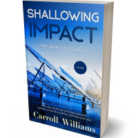 3D view of Premade Science & Nature Book Cover - Tory Blue