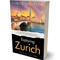 3D view of Premade Travel Book Cover - Antique Brass