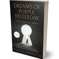 3D view of Premade Abstract Book Cover - Tuatara