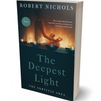 3D view of Premade Health & Mind & Body Book Cover - Outer Space