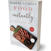 3D view of Premade Cookbooks & Food & Wine Book Cover - Iron