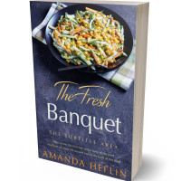 3D view of Premade Cookbooks & Food & Wine Book Cover - Fiord