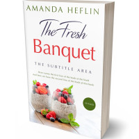 3D view of Premade Health & Dieting & Fitness Book Cover - Wafer