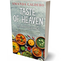 3D view of Premade Cookbooks & Food & Wine Book Cover - Pewter