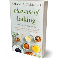 3D view of Premade Cookbooks & Food & Wine Book Cover - Celeste