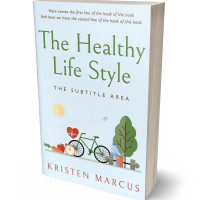 3D view of Premade Health & Mind & Body Book Cover - Polar