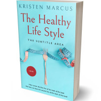 3D view of Premade Health & Dieting & Fitness Book Cover - Spray