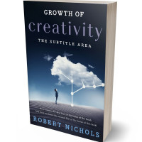 3D view of Premade Business Book Cover - Heather