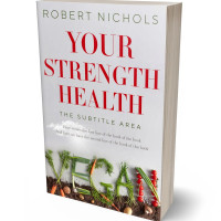 3D view of Premade Health & Dieting & Fitness Book Cover - Bon Jour