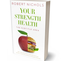 3D view of Premade Health & Mind & Body Book Cover - Sycamore