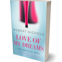 3D view of Premade Abstract Book Cover - Jagged Ice