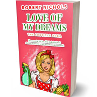 3D view of Premade Literary Fiction Book Cover - Carnation