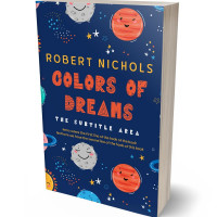 3D view of Premade Science Fiction Book Cover - Blue Zodiac