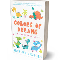 3D view of Premade Children's Book Cover - Tan Hide