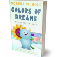 3D view of Premade Children's Book Cover - Apple Green