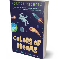 3D view of Premade Science Fiction Book Cover - Martinique