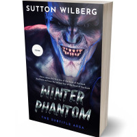 3D view of Premade Horror Book Cover - Mirage