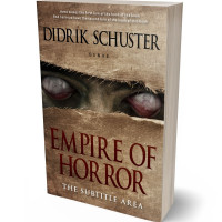 3D view of Premade Horror Book Cover - Shadow
