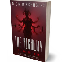 3D view of Premade Horror Book Cover - Cedar