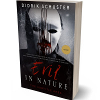3D view of Premade Mystery & Thriller & Suspense Book Cover - Martini